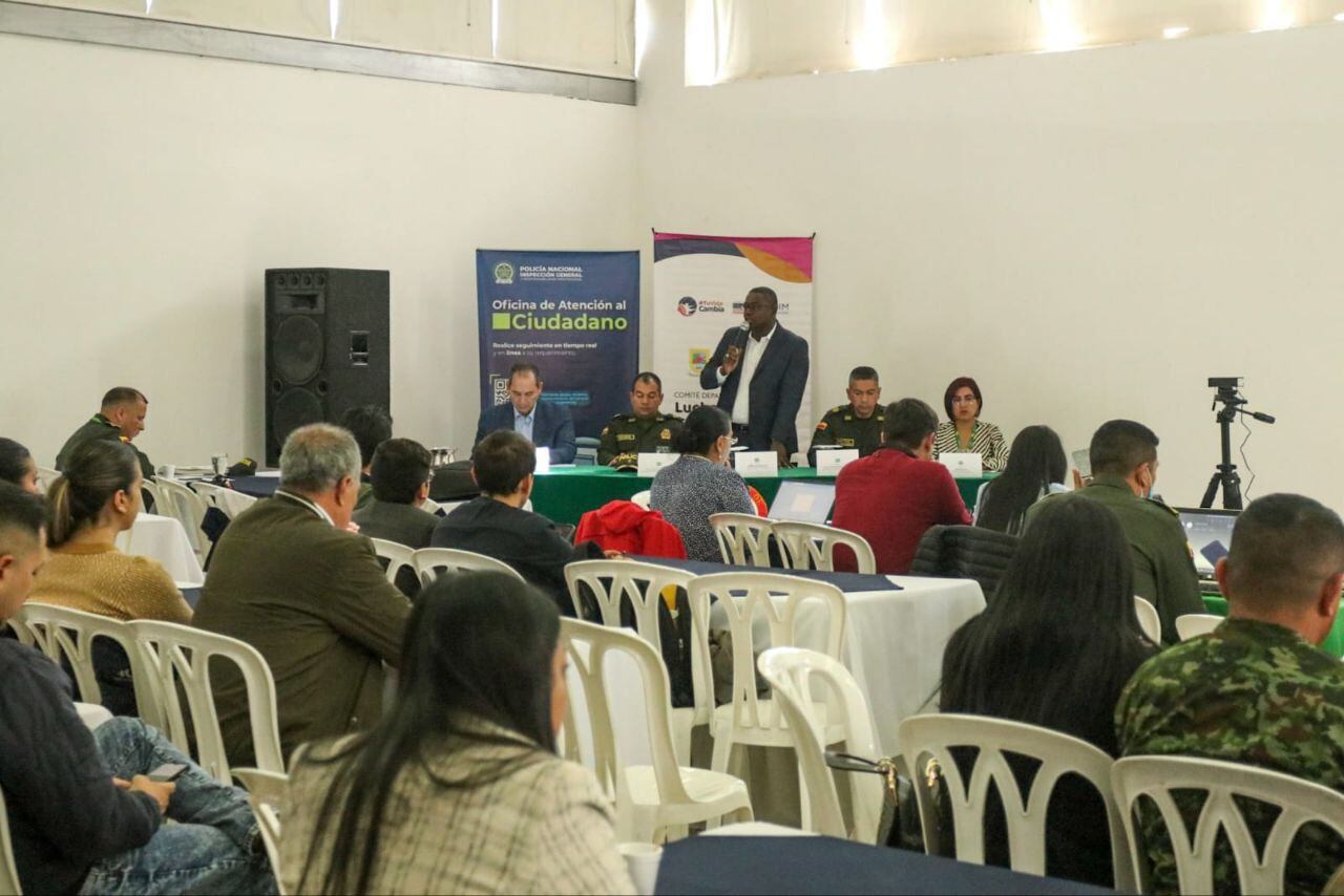 Reunión de seguridad - Foto: Gobernación de Nariño