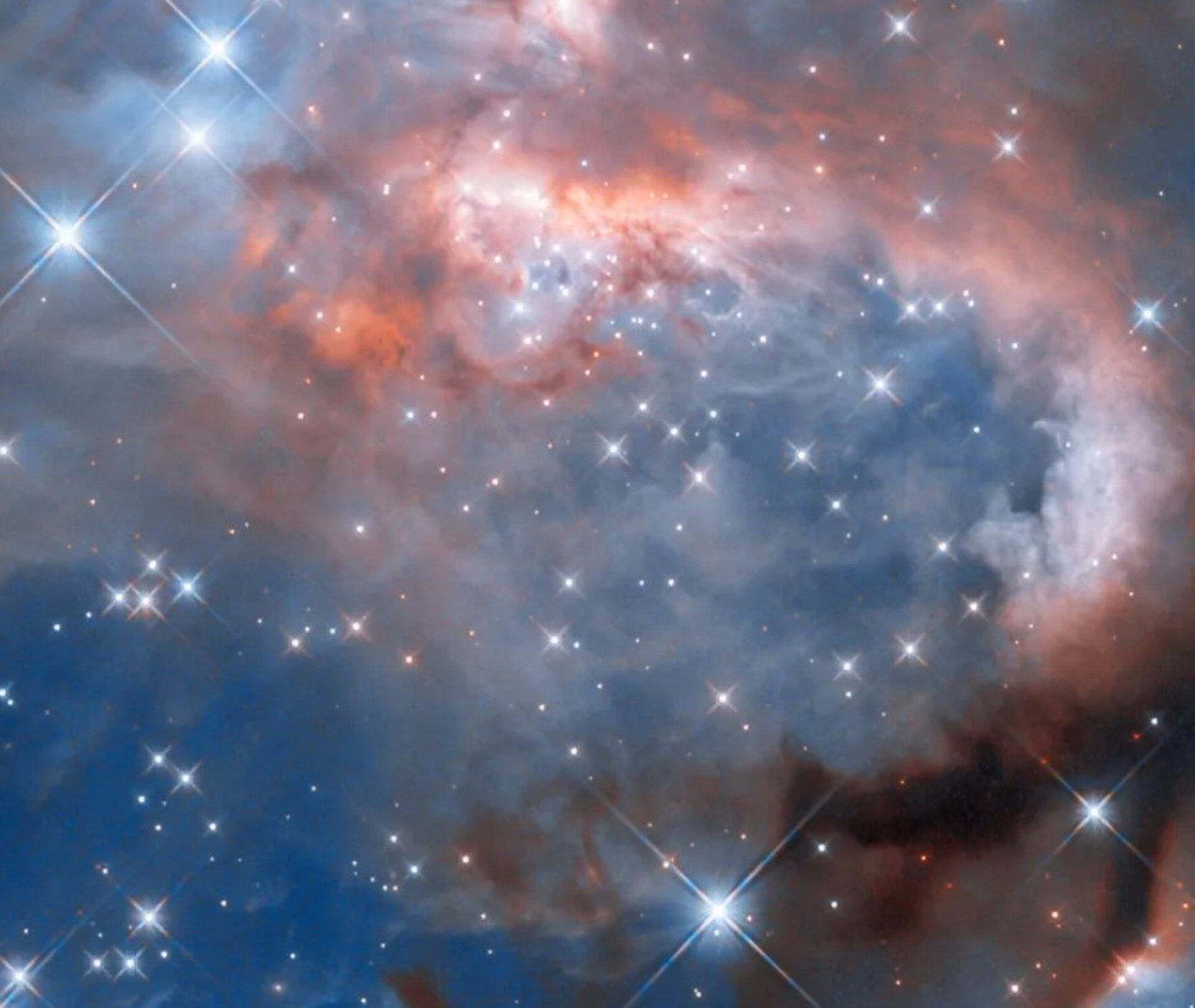 Esta sorprendente imagen del telescopio espacial Hubble de la NASA/ESA muestra la nebulosa RCW 7. - ESA/HUBBLE & NASA, J. TAN