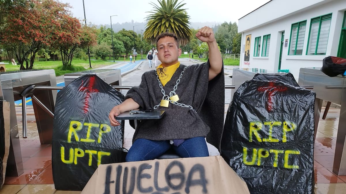 Por presuntos hechos de corrupción, con huelga de hambre protestan en UPTC
