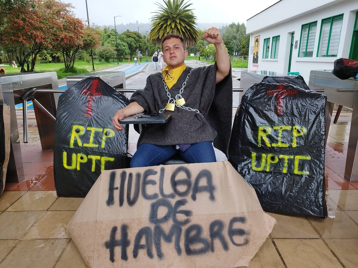 Carlos Amaya y Suárez Vaca responden ante huelga de hambre en la UPTC