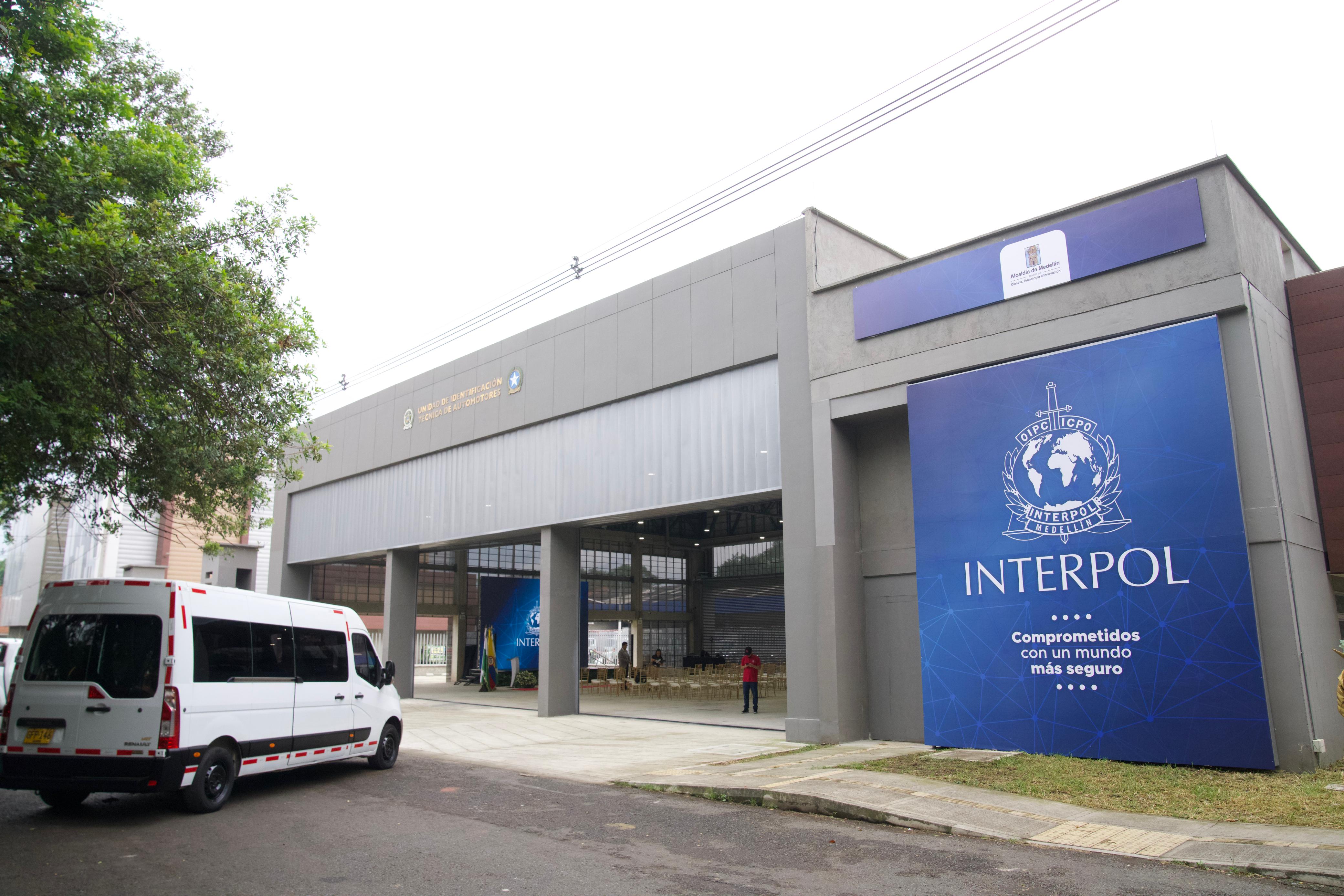 Sede de la Interpol en Medellín. Foto: Alcaldía de Medellín