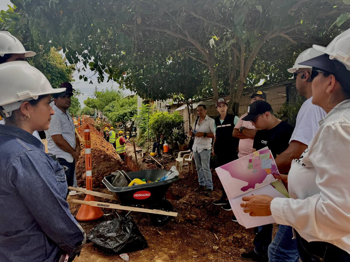 Aqualia y Alcaldía de Lorica supervisan avances en obra de optimización de redes de acueducto