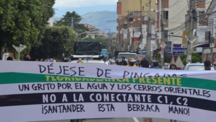 Hoy habrá marcha en defensa de los Cerros Orientales en Floridablanca