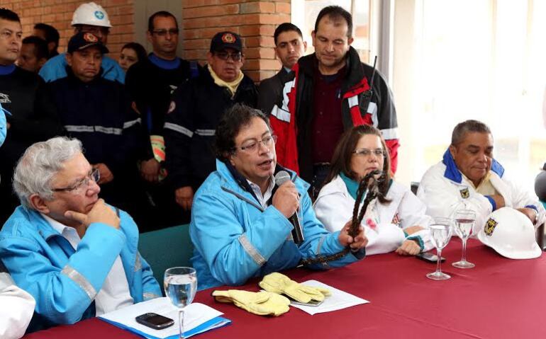 Alcalde de Bogotá Gustavo Petro
