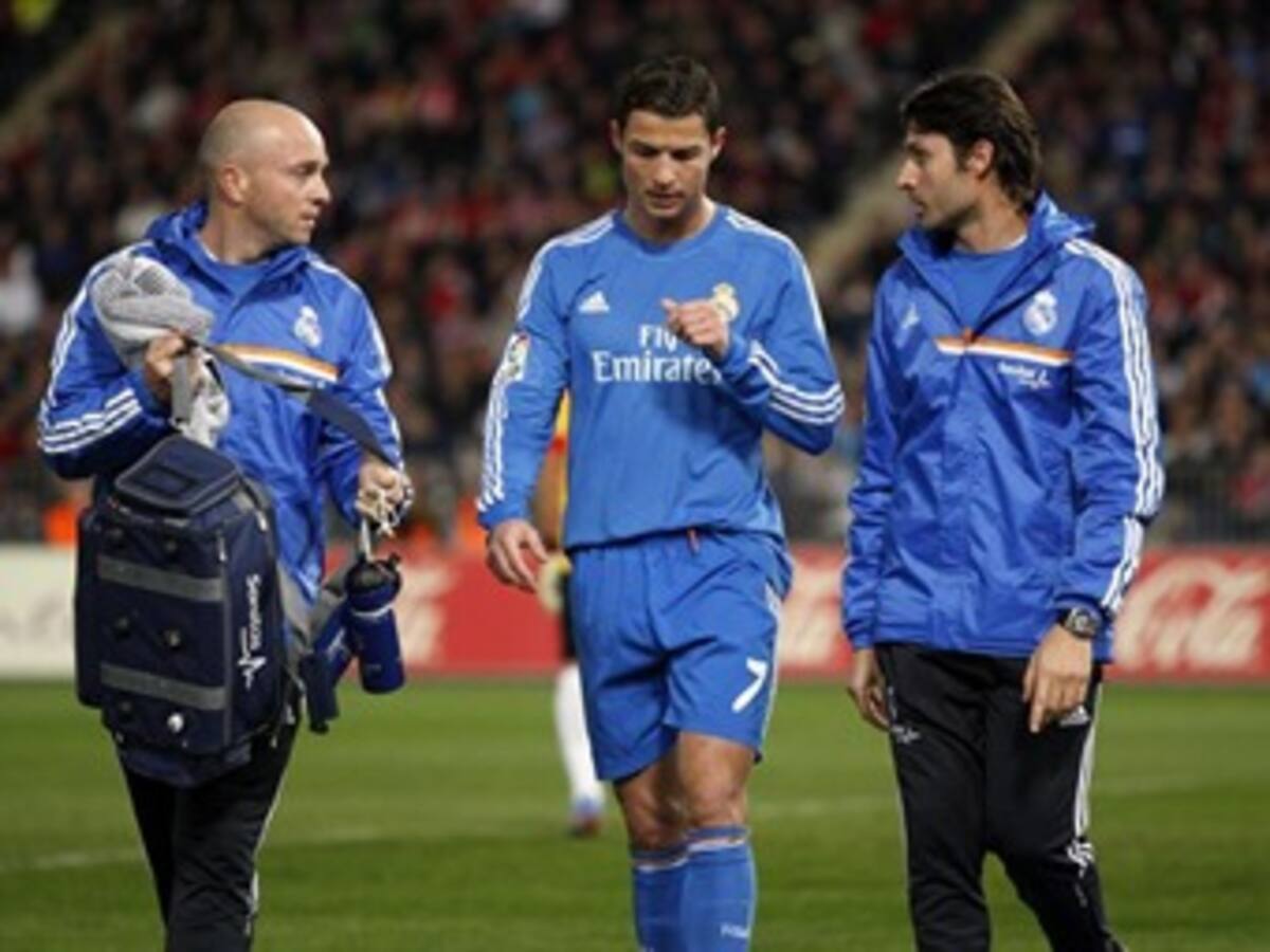 Cristiano Ronaldo pidió el cambio ante Almería por precaución