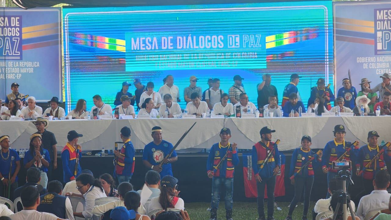 Diálogos entre el Gobierno y el Estado Mayor Central de las Farc.