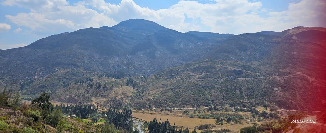 Más de 500 hectáreas se quemaron en Vereda Modecá del municipio de Corrales.