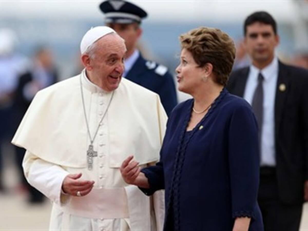 Dilma Rousseff le propone una alianza al papa en la lucha contra las desigualdades