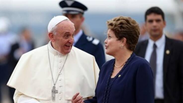 Dilma Rousseff le propone una alianza al papa en la lucha contra las desigualdades