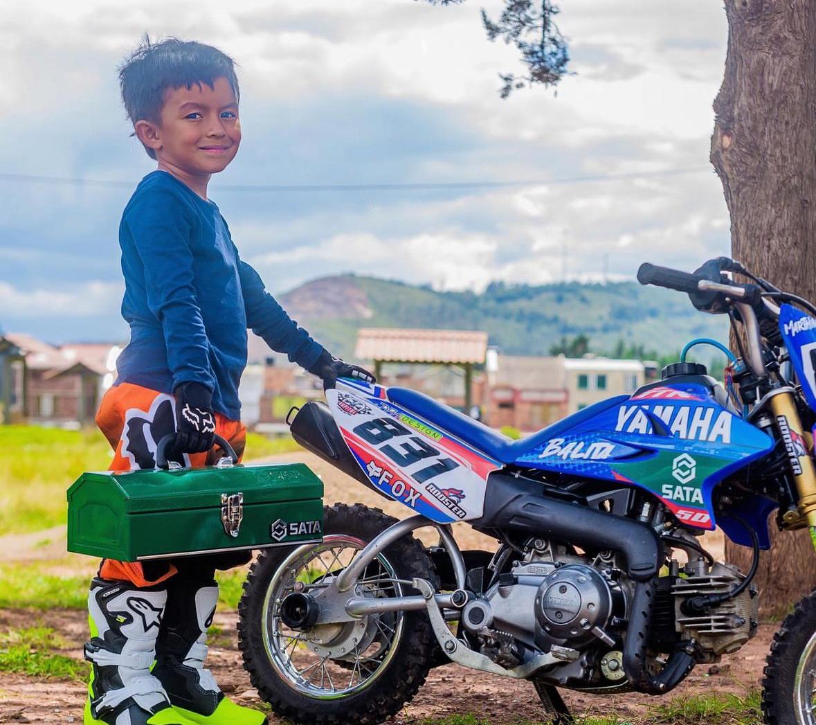 Martín 'La Balita' Liberato ahora competirá por Antioquia, debido a que el departamento de Boyacá ya no cuenta con liga de motociclismoFoto | @labalita831