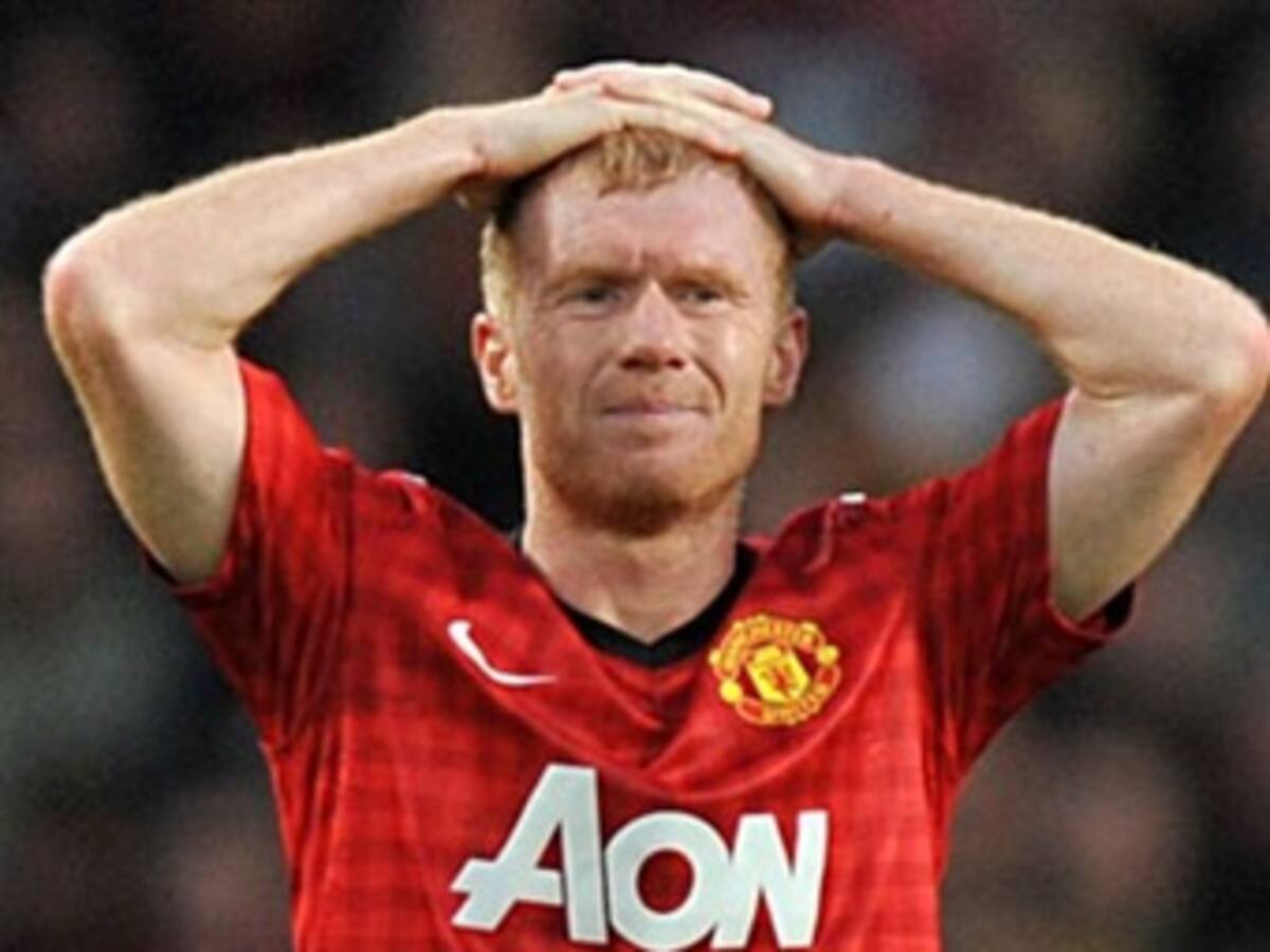 Paul Scholes no estará con el Manchester United ante Real Madrid