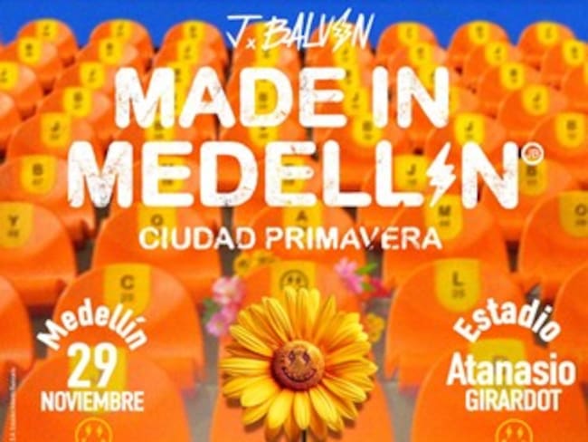 J Balvin anuncia su concierto “Made in Medellín” el reencuentro con su tierra natal