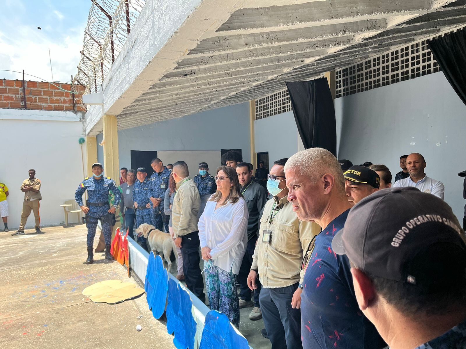 Visita de la Ministra de Justicia al Centro Penitenciario y Carcelario INPEC de Rivera