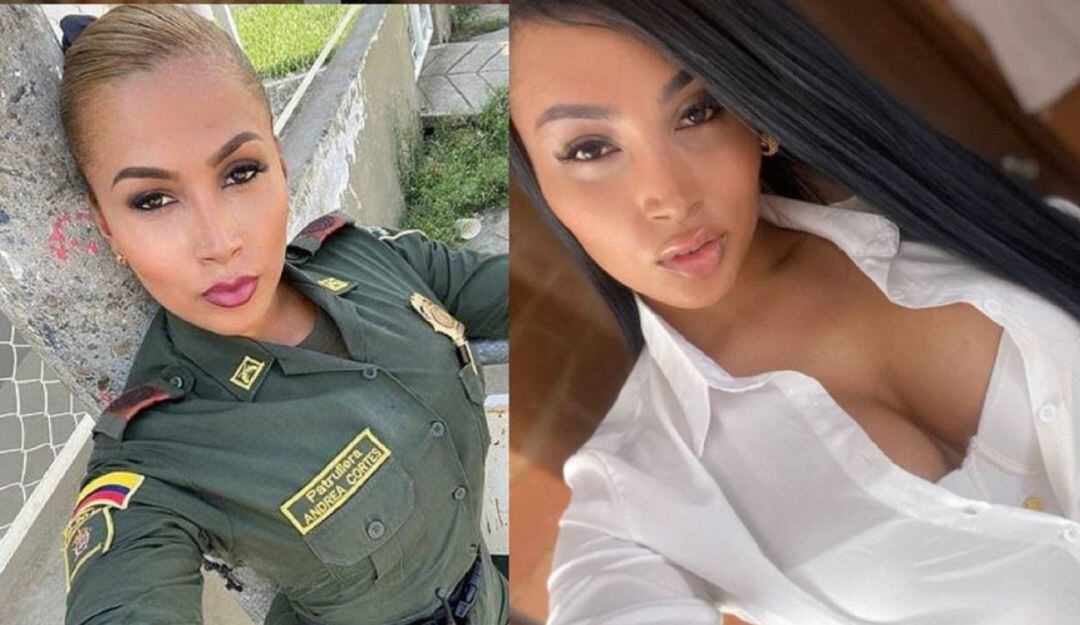 Patrullera Andrea Cortés.