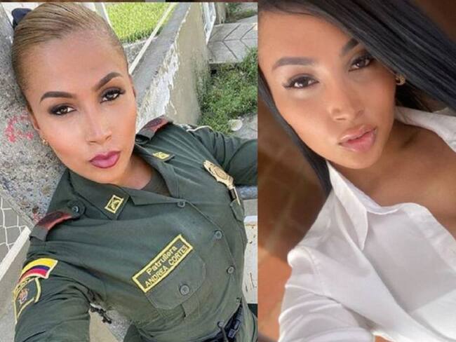 Patrullera Andrea Cortés.