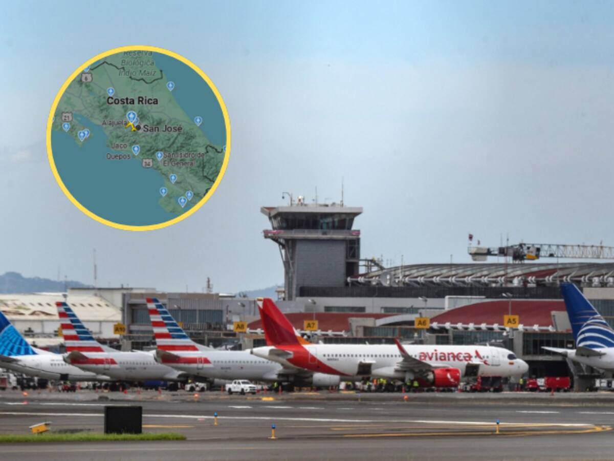 Costa Rica cierra su espacio aéreo por una falla en los radares del aeropuerto de Alajuela