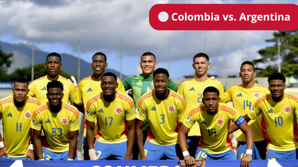 Colombia vs. Argentina HOY: Así puede seguir EN VIVO el partido por el Sudamericano Sub-20