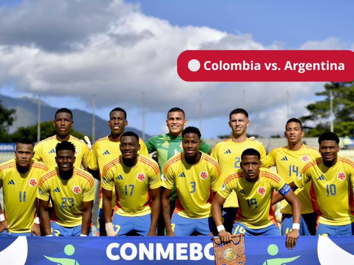Colombia vs. Argentina HOY: Así puede seguir EN VIVO el partido por el Sudamericano Sub-20