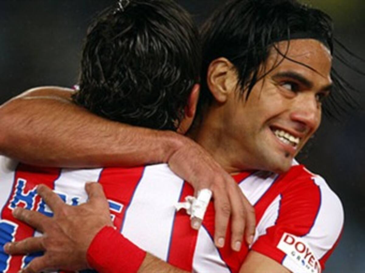 Falcao García, máximo goleador del Atlético en una primera vuelta desde el holandés Hasselbaink