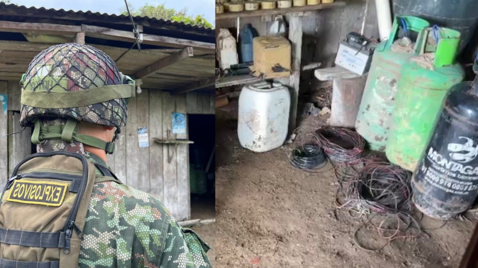 Ejército desmanteló una de las principales fábricas de explosivos de las disidencias en el Cauca