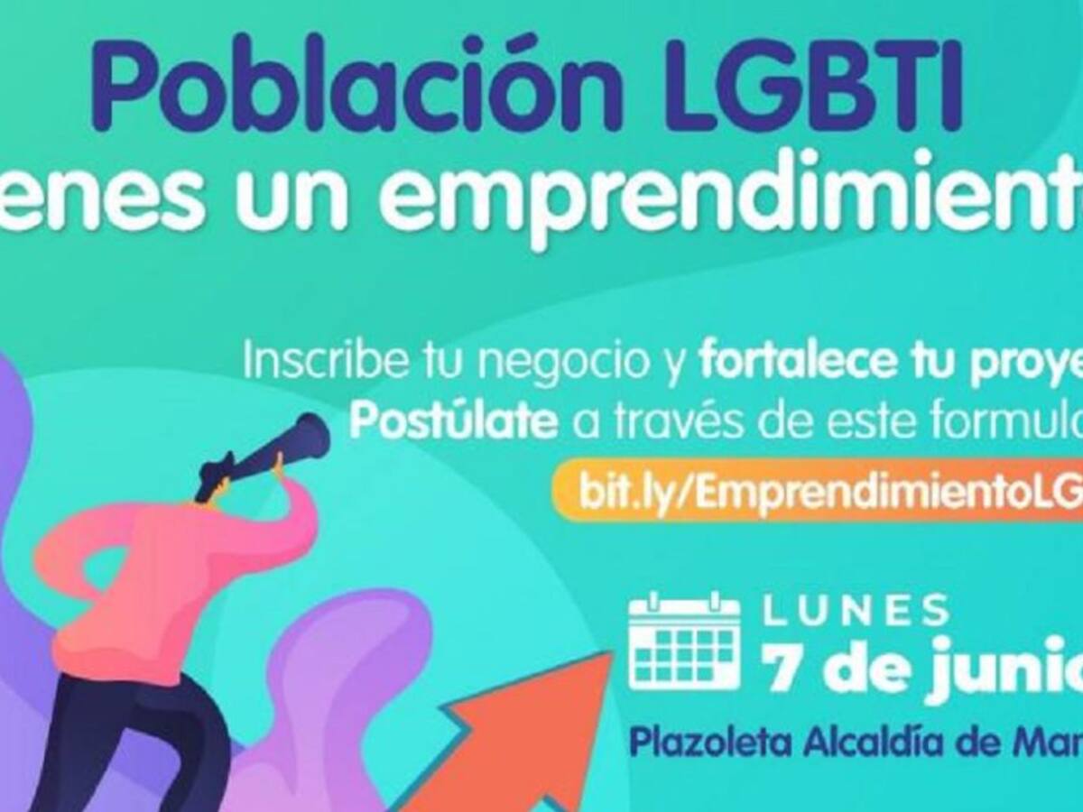 Abren en Manizales convocatoria para emprendedores de población LGTBI