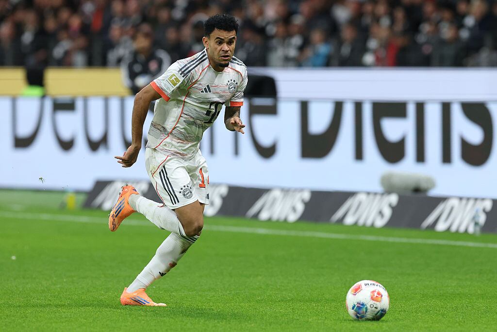 Luis Díaz disputando la jornada 6 de la Bundesliga / Getty Images