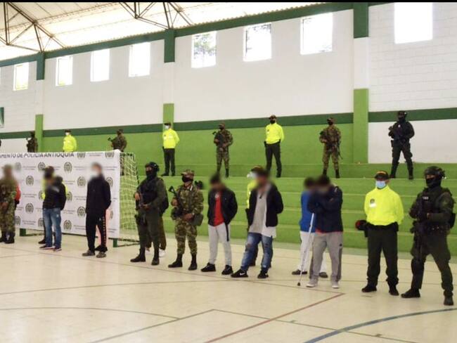 Capturan en Antioquia a 20 personas al servicio del Clan del Golfo