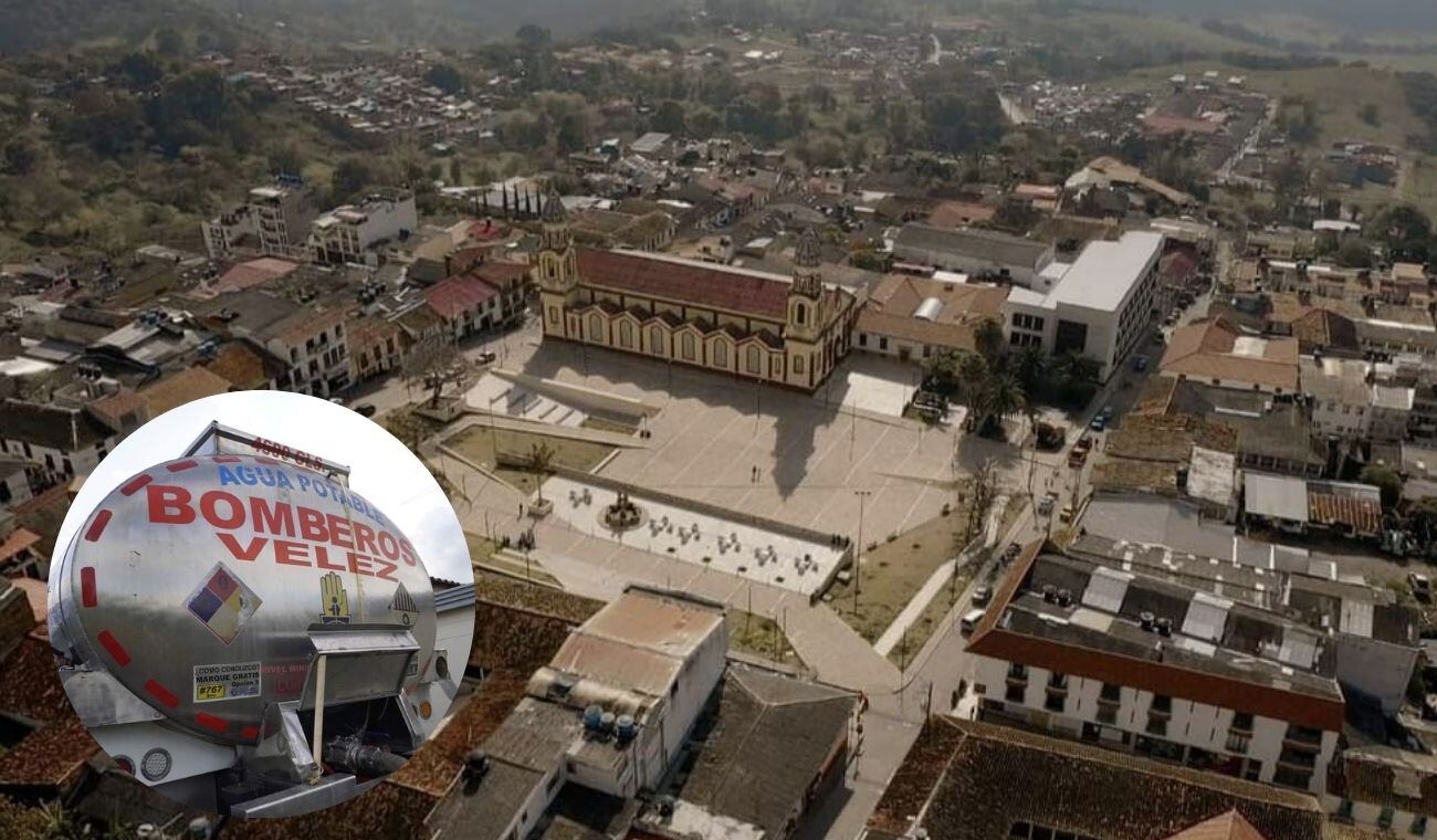 Colegios en Vélez no tienen agua y no pueden volver a clases.
