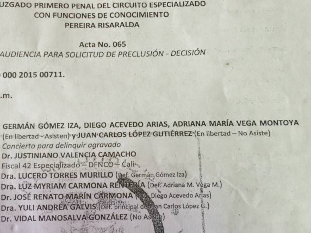 Declararon preclusión en el caso de empresarios y funcionaria pública relacionados con la banda Cordillera
