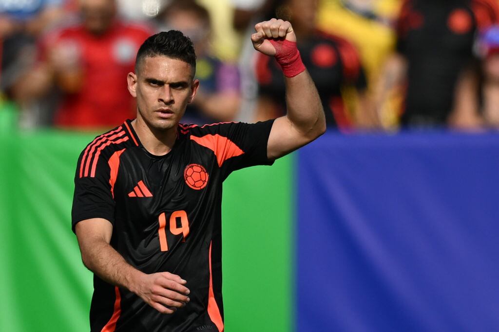 Rafael Santos Borré abandonaría Internacional de Porto Alegre para regresar a River Plate. (Photo by Stephen Nadler/ISI Photos/Getty Images)