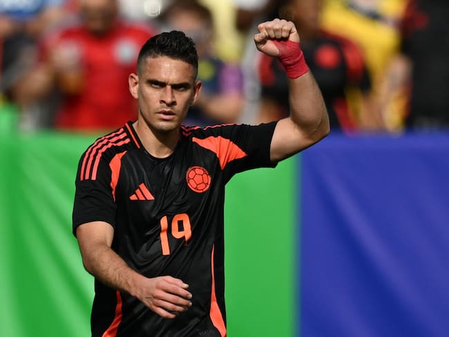 Rafael Santos Borré abandonaría Internacional de Porto Alegre para regresar a River Plate. (Photo by Stephen Nadler/ISI Photos/Getty Images)