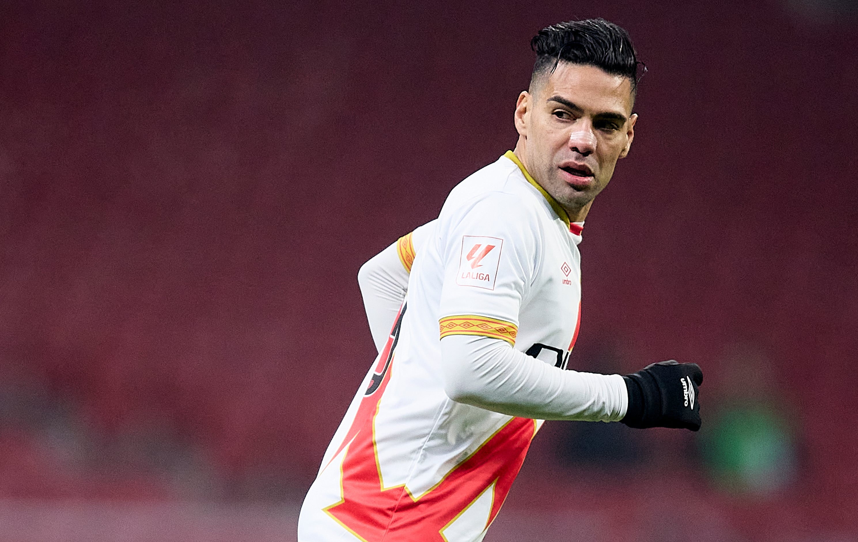 Radamel Falcao con el Rayo Vallecano | Foto: Alvaro Medranda/Quality Sport Images/Getty Images