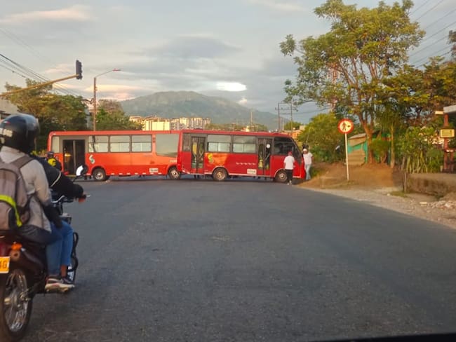 Paro del transporte de Ibagué