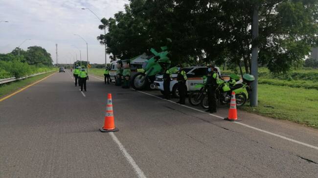 Los operativos se concentran en las vías de acceso ya que se espera un desplazamiento masivo de viajeros hacia la ciudad de Barraquilla