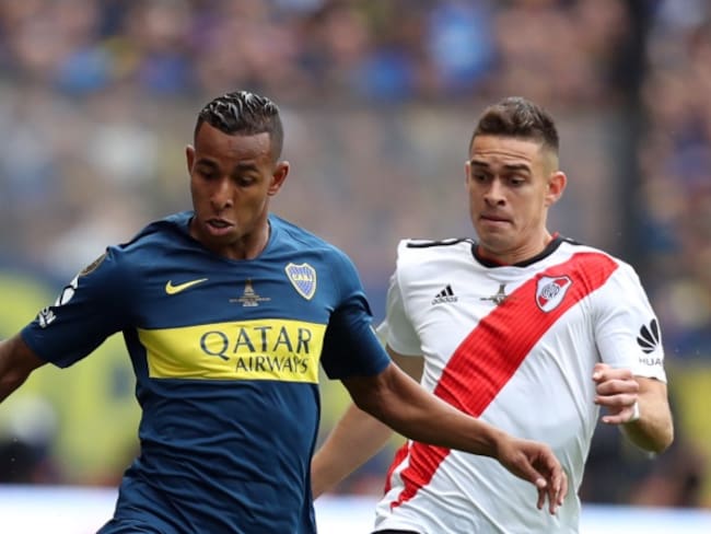 Boca y River empatan 2-2 en la primer final de la Libertadores