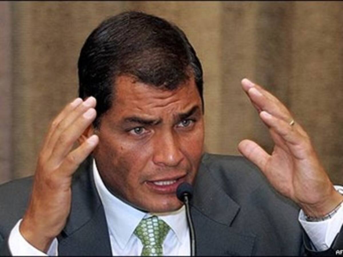 Correa denuncia sobornos de petroleras para boicotear renegociación