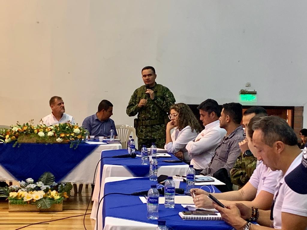Consejo de seguridad entre Caldas y Antioquia.