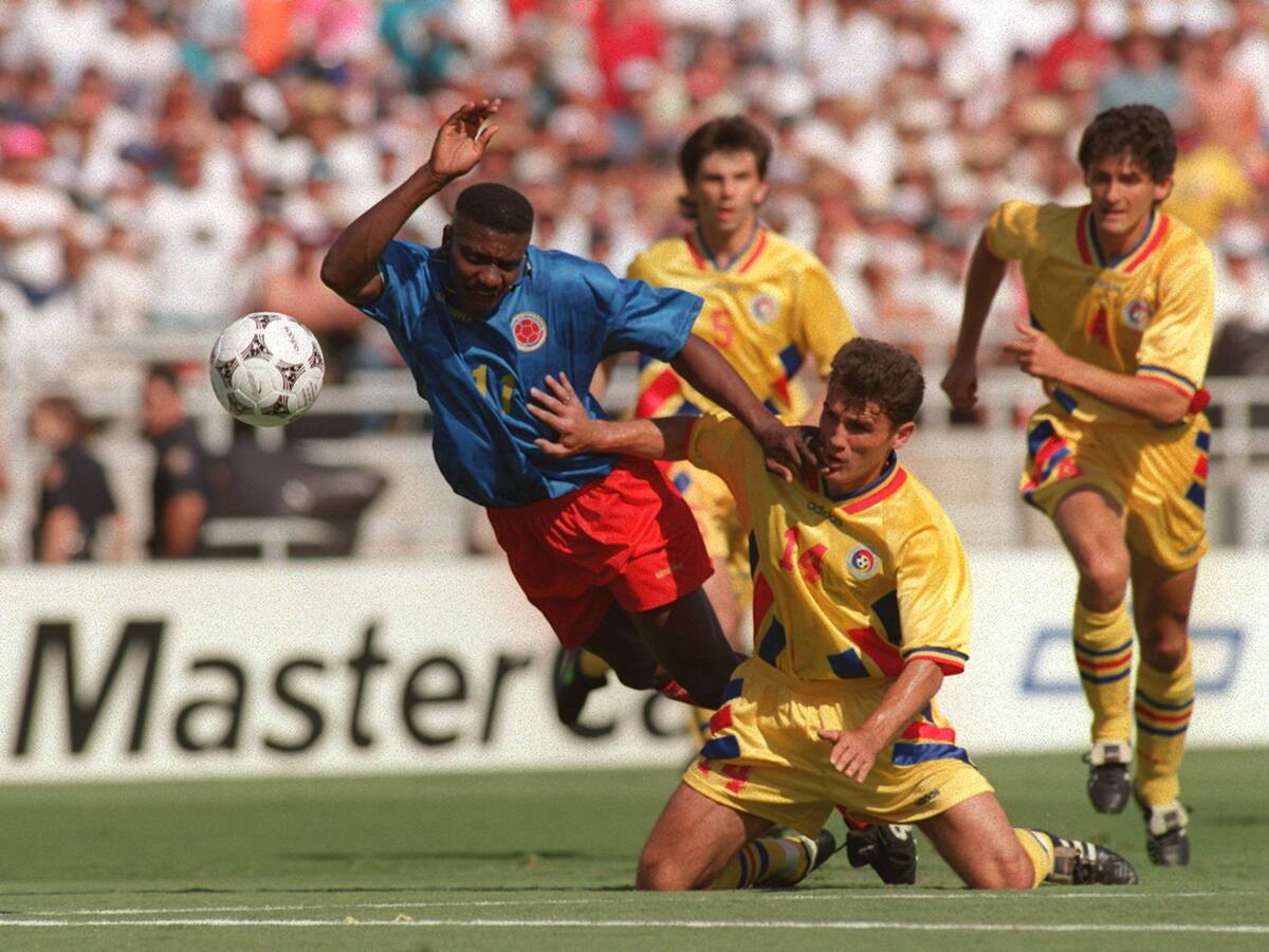 VIDEO | Así se relataron los goles de Colombia y Rumania en los Mundiales de USA y Francia