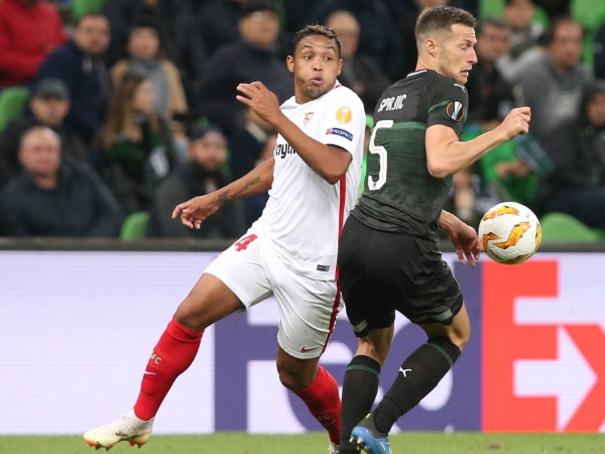 Luis Fernando Muriel marcó gol en la victoria del Sevilla por Europa League