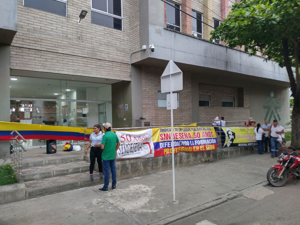 Segundo día de protestas por parte de sindicato del SENA