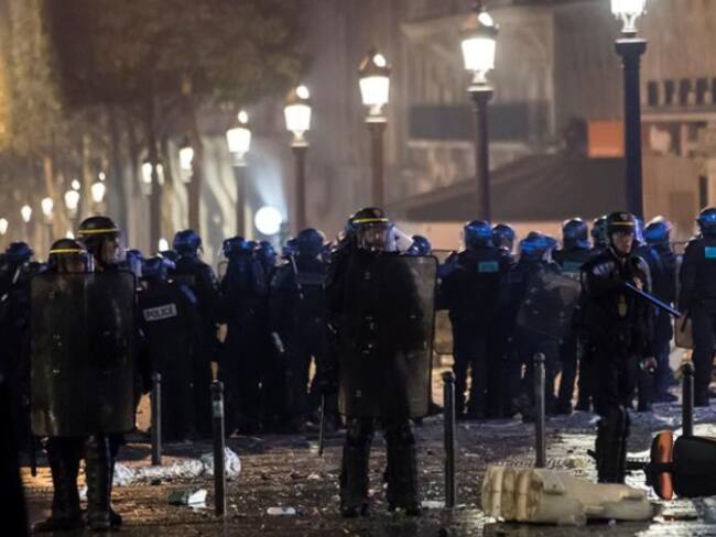 Disturbios en Francia tras la celebración del título Mundial