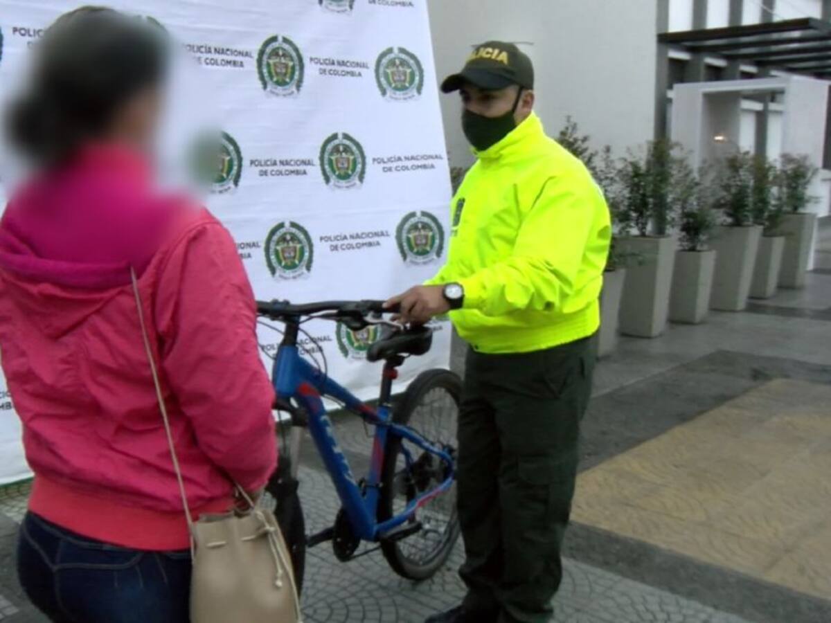 Recuperada bicicleta minutos después de haber sido robada en Manizales