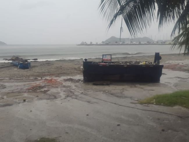 Cierran playas de Santa Marta por el paso de la tormenta tropical Iota
