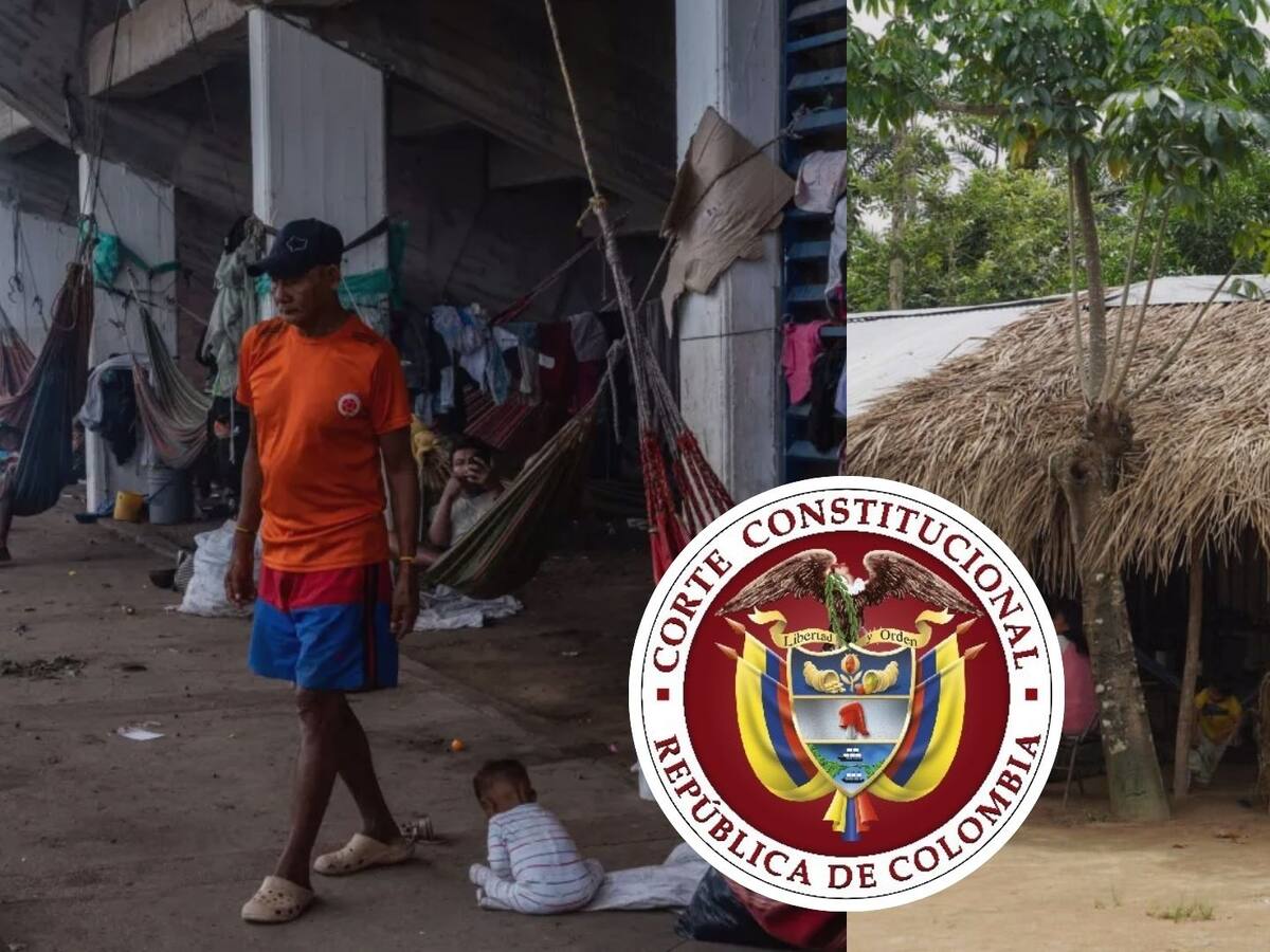 La Corte Constitucional ordenó protección de pueblo indígena desplazado por el conflicto armado