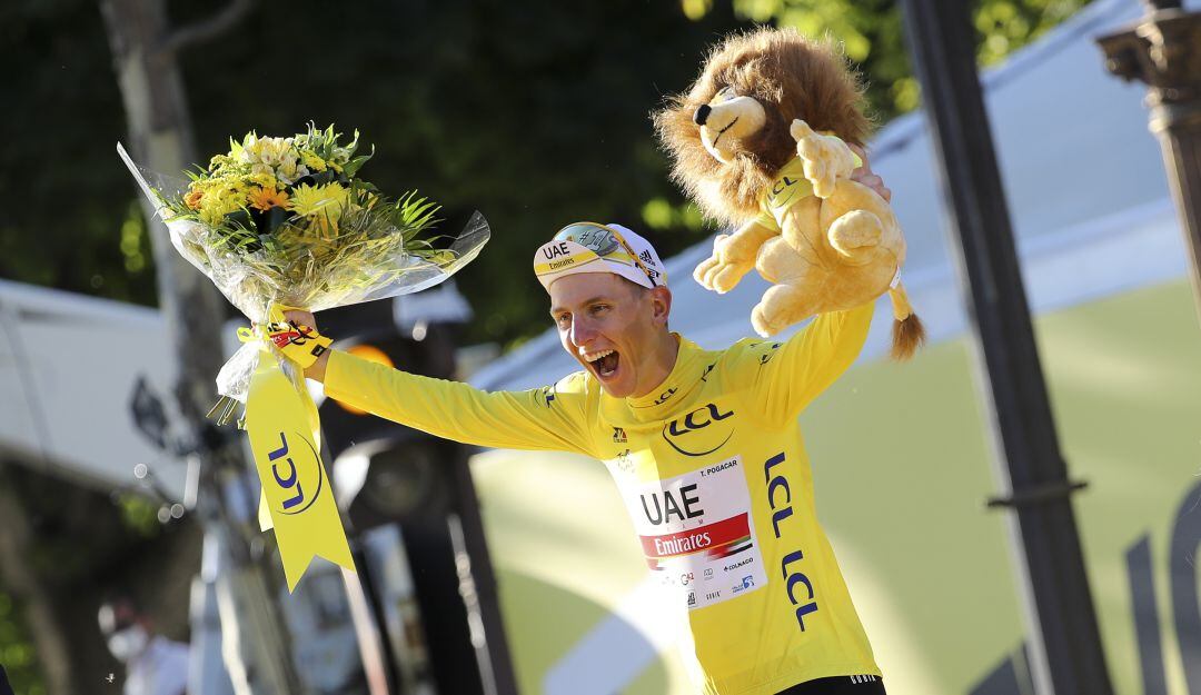 Tadej Pogacar se convierte en el ciclista mejor pago del mundo