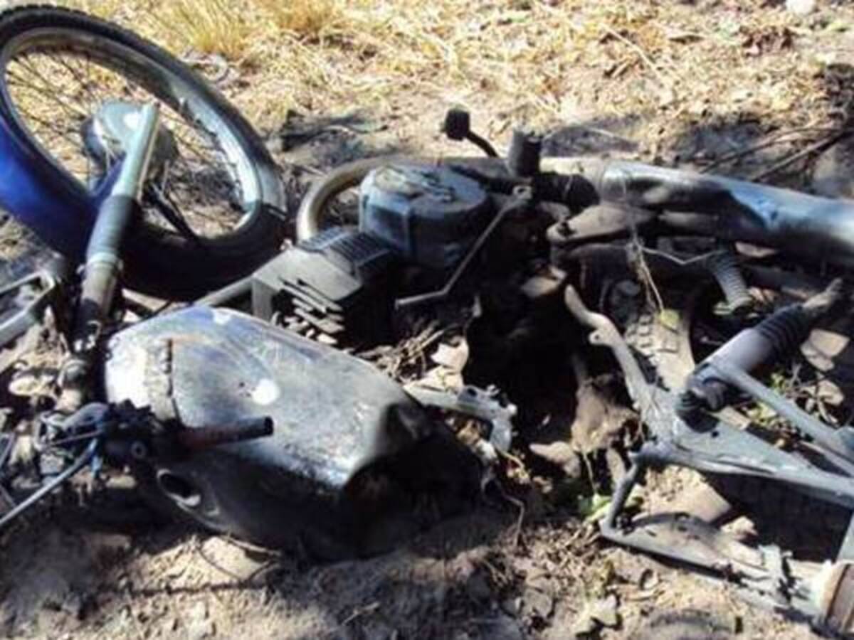 Exploto una motocicleta bomba que no llegó a su destino en el Cauca