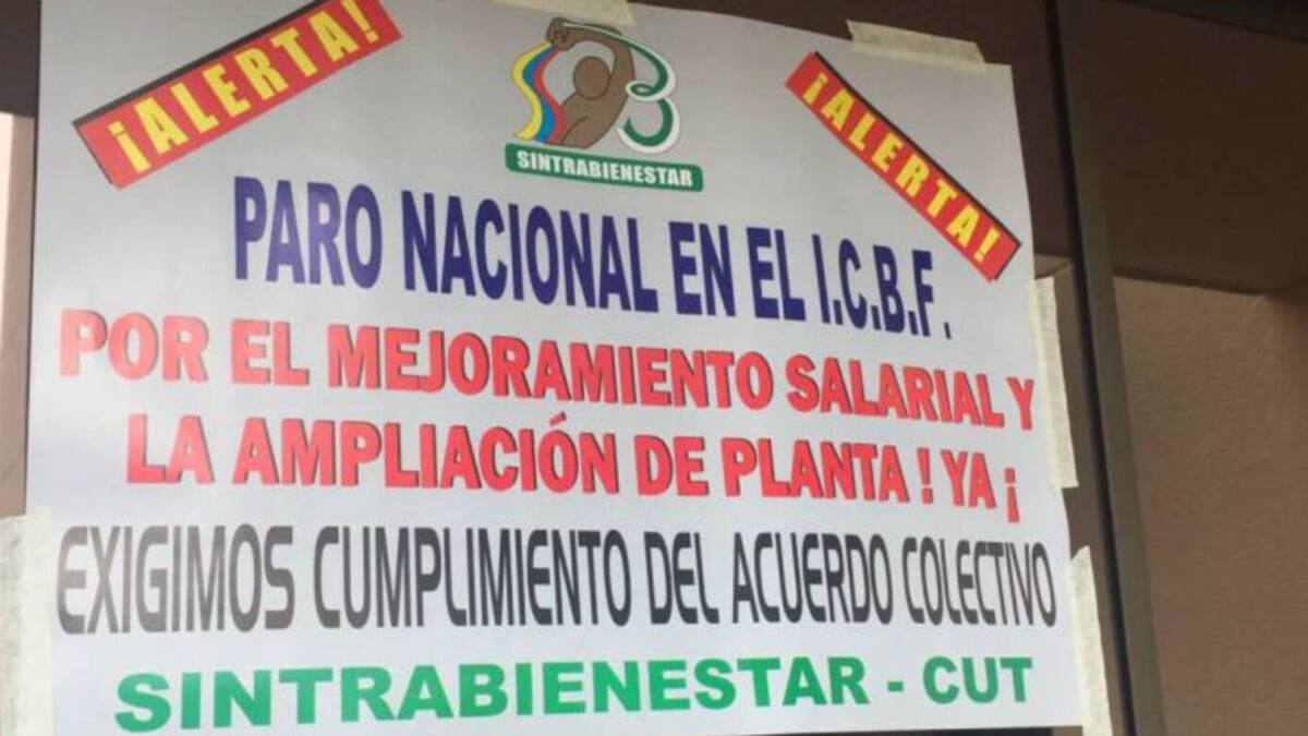 Funcionarios del ICBF en Risaralda inician paro nacional indefinido