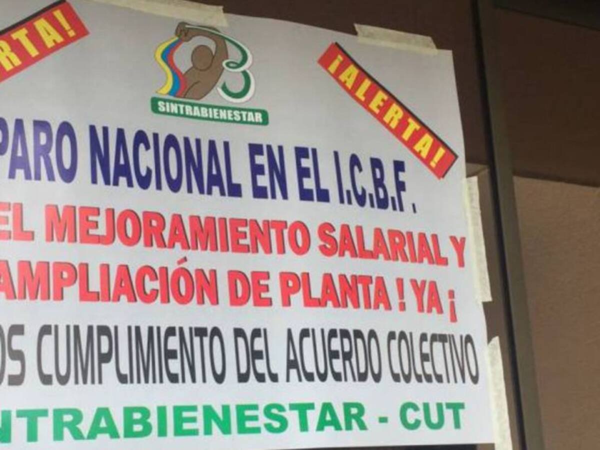 Funcionarios del ICBF en Risaralda inician paro nacional indefinido