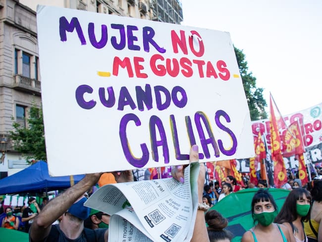 Foto de referencia, movilizaciones feministas en Argentina