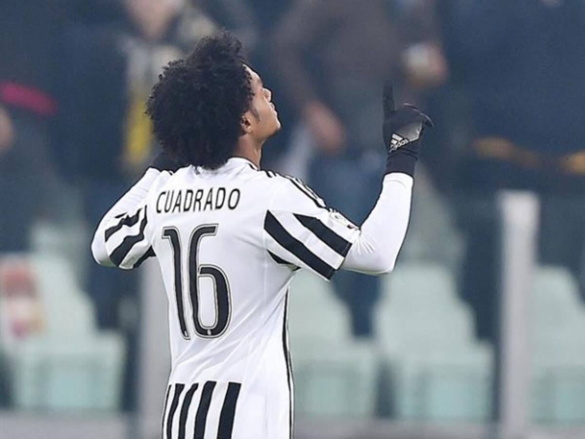 Juan Guillermo Cuadrado anotó en la victoria de la Juve sobre la Fiorentina
